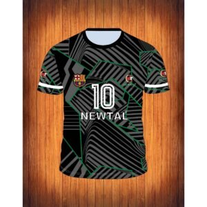 Casual T-shirt - Black Green