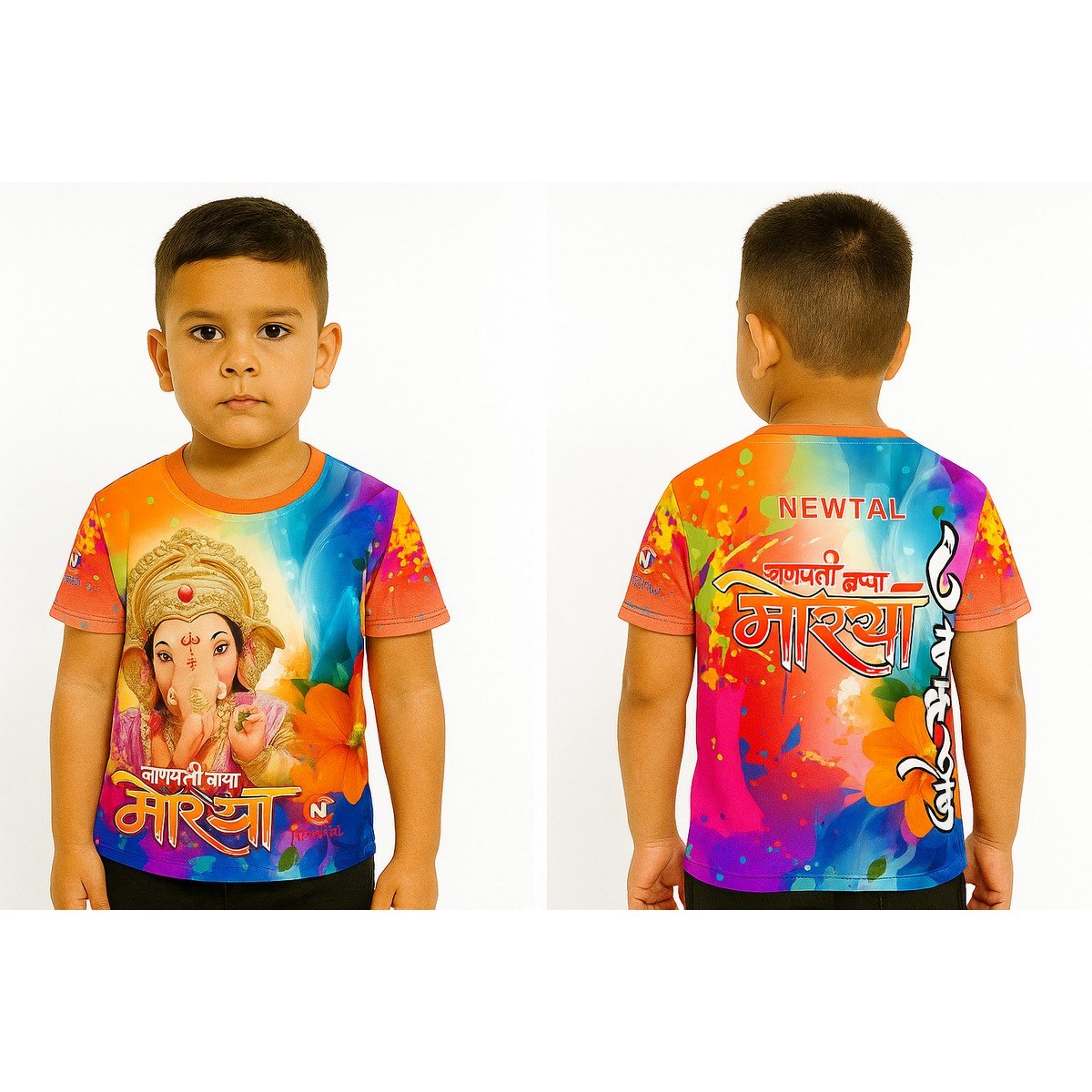Kids Festival T-shirt - Lalbag Ganapati (3)