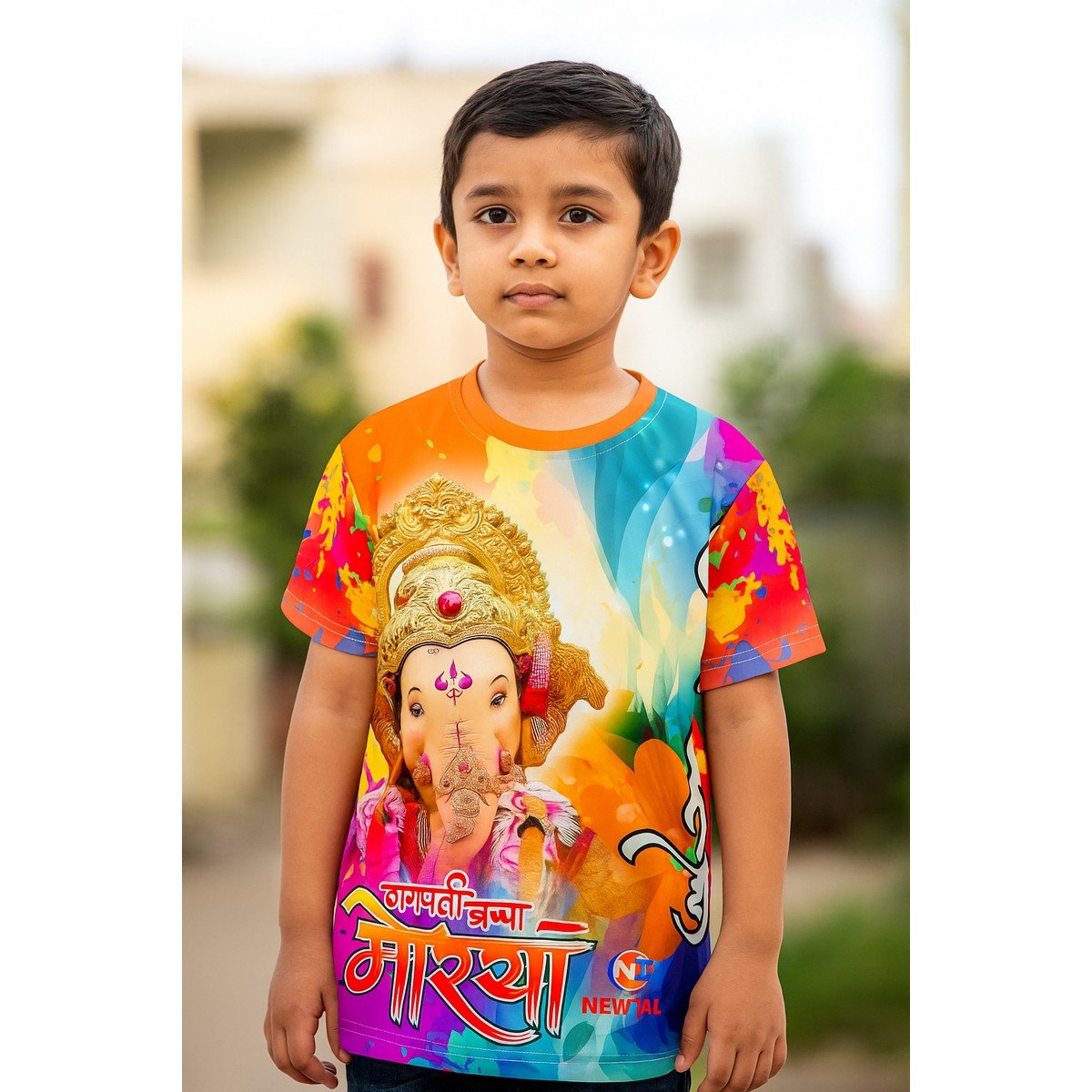 Kids Festival T-shirt - Lalbag Ganapati (4)