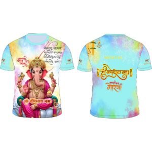 Men's Festival T-shirt - Blue Ganapati (3)