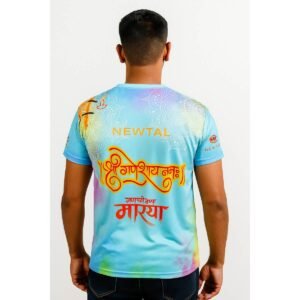 Men's Festival T-shirt - Blue Ganapati (6)